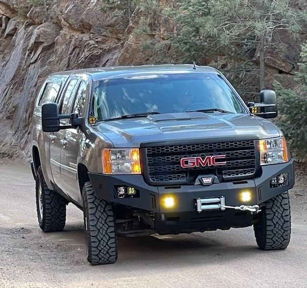 2011-2014 GMC SIERRA 2500HD 3500HD HIGH CLEARANCE WINCH BUMPER | FFR ...