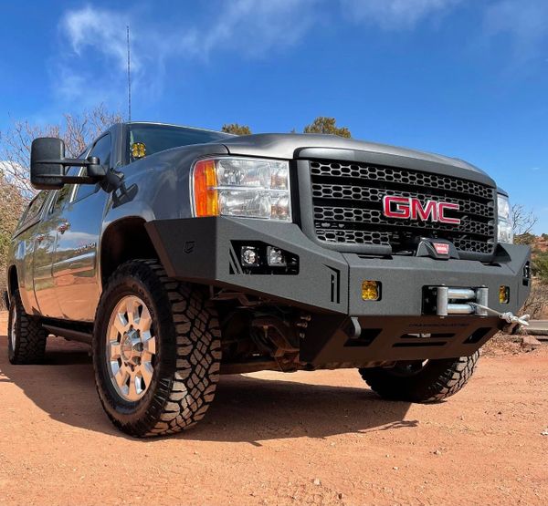 2011-2014 GMC SIERRA 2500HD 3500HD HIGH CLEARANCE WINCH BUMPER | FFR ...