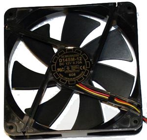 120mm Case Fan with 4 Pin Molex power connector