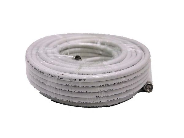 50FT. Digiwave RG6 Coaxial Cable - White