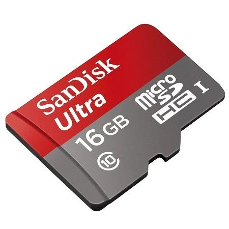 SanDisk Ultra 16GB microSDHC Class 10 (SDSDQUAN-016G-C4A)