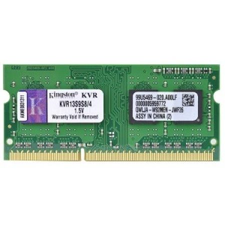 Kingston ValueRAM 4GB 1333MHz SODIMM KVR13S9S8/4