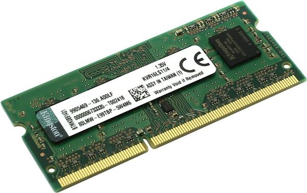 Kingston ValueRAM 4GB DDR3 Low Voltage SODIMM KVR16LS11/4