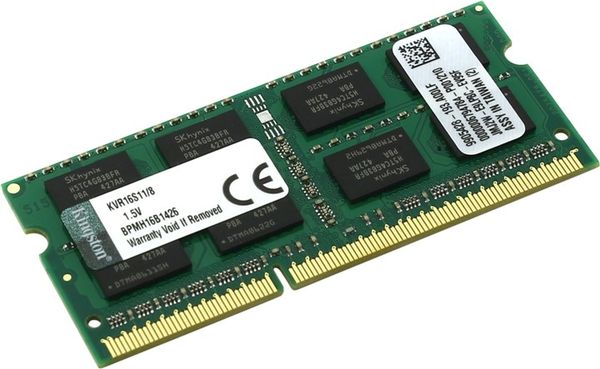 Kingston ValueRAM 8GB DDR3 1600MHz SODIMM KVR16S11/8