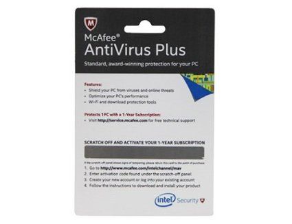 McAfee AntiVirus Plus 1 User English