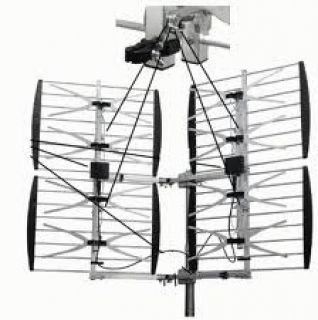 Focus Best -8HD-90D Adjustable 8 Bay Multidirectional (65+ mi/105+ km) HDTV UHF AntennaOutdoor HD TV Antenna