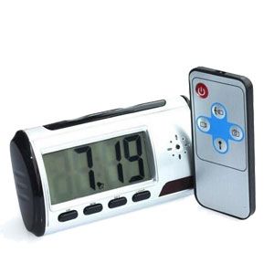 Alarm Clock with Hidden HD Camera