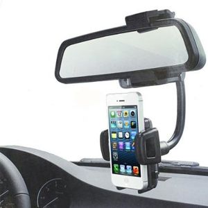 Car Rearview Mirror Mount w/Adjustable Holder