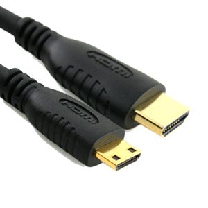 Mini HDMI (Type C) to HDMI (Type A) Cable Version 1.4 - 6 Feet