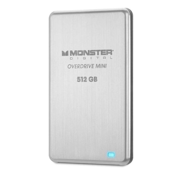 Monster Digital 512GB Overdrive USB3.0 External SSD Drive