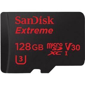 SanDisk Extreme 128GB microSDXC Class 10 UHS-I Flash Card - Up To 90 MB/s Read, 60 MB/s Write (SDSQXVF-128G-CN6MA)