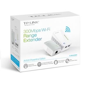 TP-Link TL-WPA4220KIT 300Mbps AV500 Wi-Fi Powerline Extender Starter Kit