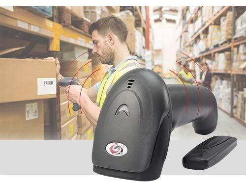 SUNLUX Barcode Scanner, XL-9309 1D Wireless Barcode Scanner