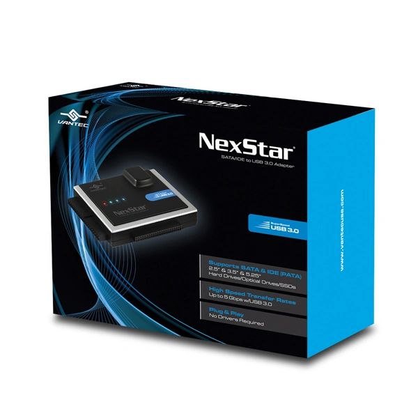 NexStar CB-ISATAU3 SATA/IDE to USB 3.0 Adapter 2.5"/3.5"/5.25"/SSDs