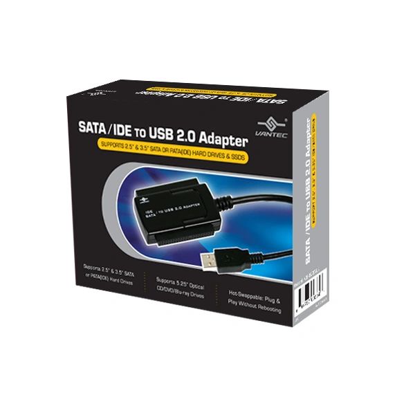 Vantec CB-ISATAU2 SATA/ IDE to USB 2.0 Adapter
