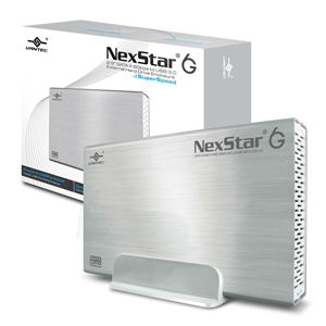 Vantec NexStar 6G 3.5" SATA III 6 Gb/s to USB 3.0 Silver Enclosure
