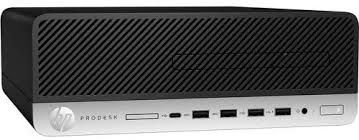 HP ProDesk 600 G4 SFF Commercial Desktop PC, Intel Core i5-8500 CPU, 8GB RAM, 256G SSD HDD, 64-bits Windows 10 Pro Refurbished