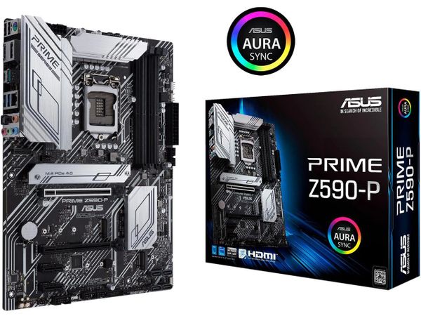 ASUS PRIME Z590-P LGA 1200 Intel Z590 SATA 6Gb/s ATX Intel Motherboard