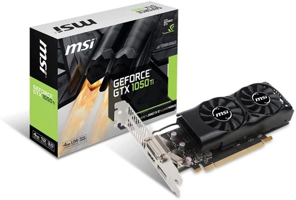 MSI GEFORCE GTX 1050 TI 4GT LP, 4GB GDDR5, (GeForce GTX 1050 Ti 4GT LP)