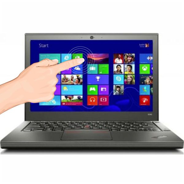 Lenovo Thinkpad T450 Ultrabook Laptop TOUCH SCREEN Core i5 5300u 2.3GHz 8GB RAM 256GB SSD Win 10 Pro 14.0" HD+ LCD Webcam Refurbished
