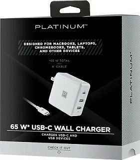 Platinum 65Watts USB-C Wall Charger (Open Box)