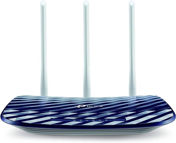 TP-Link AC750 Wireless Dual Band Router, 2.4GHz 300Mbps + 5GHz 433Mbps, 3 External Antennas (Archer C20)