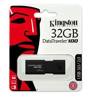 Kingston DataTraveler G3 32GB USB3.0 Flash Drive