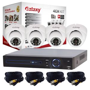 Galaxy 4Channel 720P Indoor/Outdoor Day & Night Package