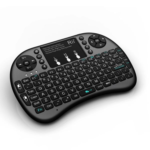 Rii i8+ Wireless Mini Keyboard-Black