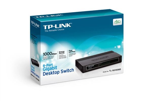 TP-LINK TL-SG1008D 8-Port Gigabit Desktop Switch