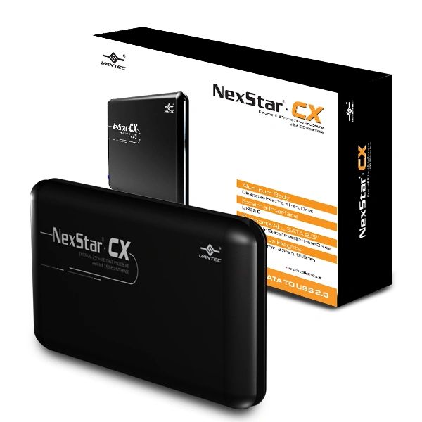 Vantec NexStar CX 2.5" SATA to USB2.0 Enclosure