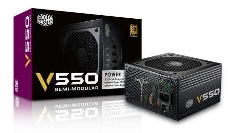 Cooler Master VS Series V550 Semi-Modular 80+ Gold 550W Power Supply (RS550-AMAAG1-S1)