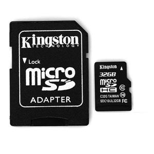 Kingston 32GB Micro SD Card Class 10