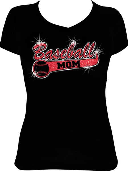 baseball mom shirts with bling