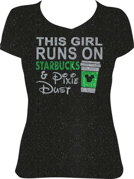 This Girl Runs on Disney and Starbucks Vacation Shirt – Sugar Locks