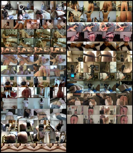 Belt Whipping 07 - 18 scenes - 2 hr 6 min - *used DVD in paper sleeve - NO ART - (Q=F-G)