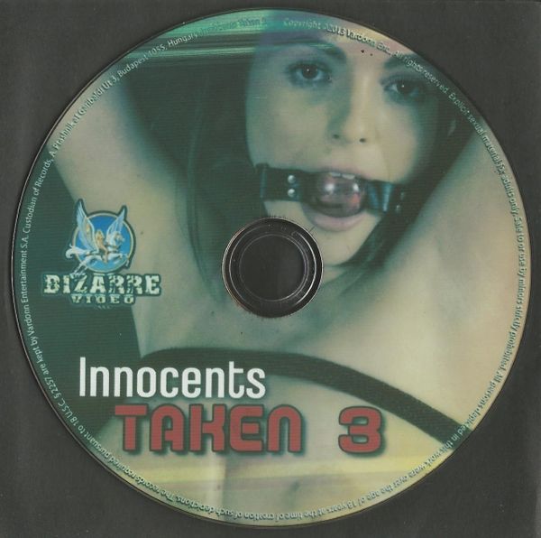 BV - Innocents Taken 03 - FEM DOM - 4 scenes - 1 hr 31 min - *used DVD in paper sleeve - art on disc face - (Q=VG)