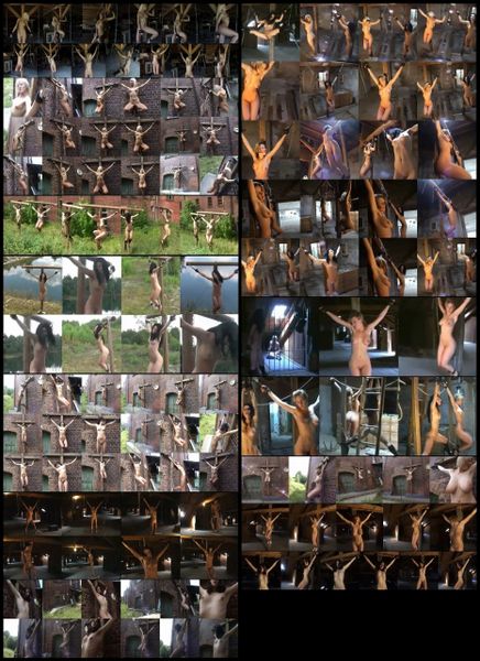 Crucified Women - 14 scenerios-15 models - 1 hr 34 min - *used DVD in paper sleeve - No Art - (Q=G-VG)