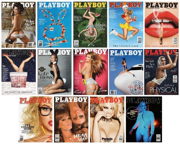 Playboy magazines - 14 in lot - all in Very Good Condition VGC
