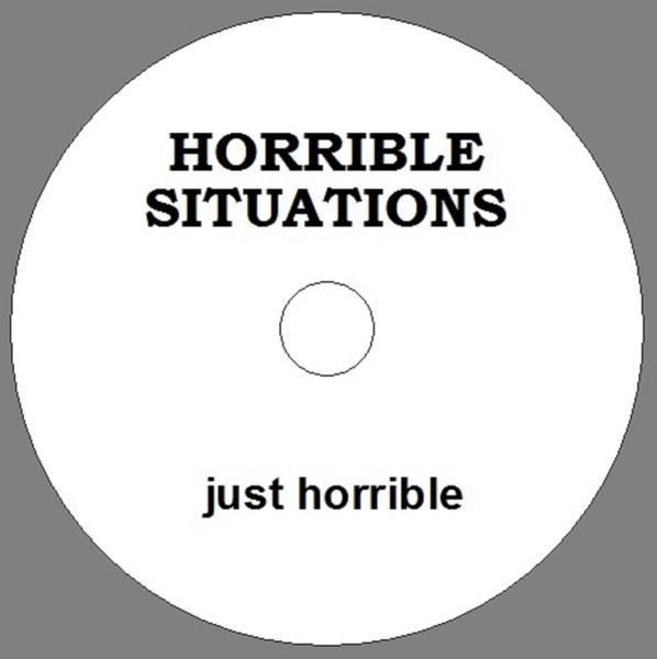 BDSM - Horrible Situations 01 - 13 scenes - 2 hr 19 min - *used DVD in paper sleeve-art on disc face-(Q=G-VG)