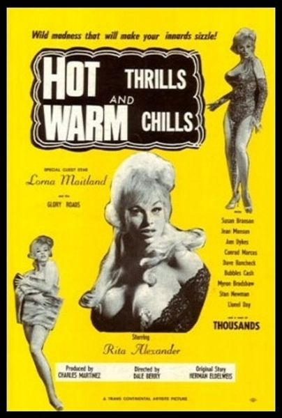 Lorna - Hot Thrills and Warm Chills - 1967 - 1 hr 8 min - *used DVD in paper sleeve-no art-(Q=G-VG)