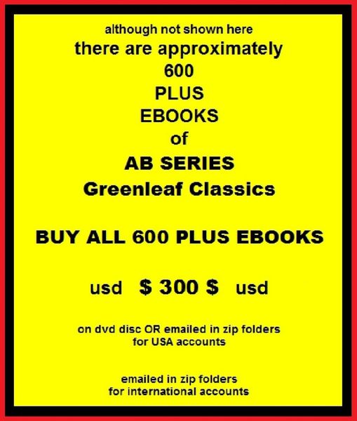 00-ALL 600 plus AB Series ebooks - Greenleaf Classics