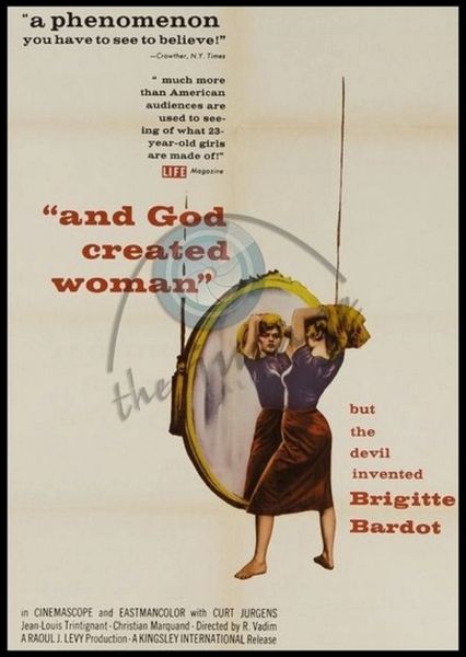 Bardot-1956-And God Created Woman-1956-1 hr 31 min - *used DVD in paper sleeve-no art-(Q=G-VG)