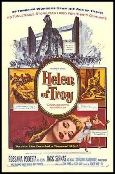 Bardot-1956-Helen of Troy-1956-1 hr 55 min - *used DVD in paper sleeve-no art-(Q=G-VG)