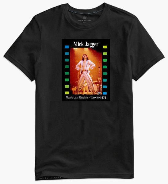 Mick Jagger - 1975 - collectors photo t-shirt