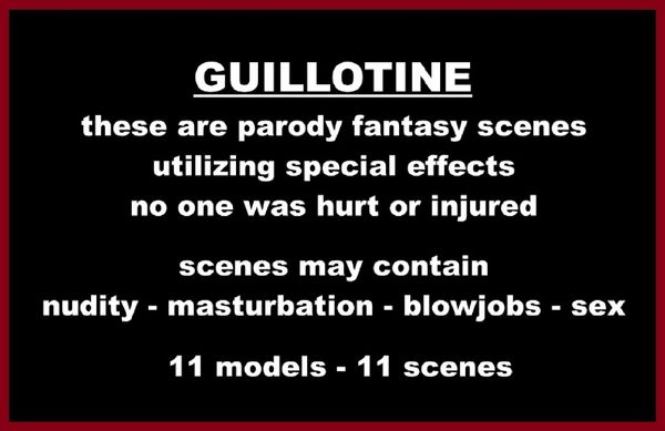 Guillotine Girls-11 models-11 scenes - 2 hr 7 min - *used DVD in paper sleeve-no art-(Q=G-VG)