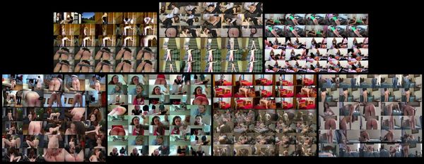 Belt Whipping 20-15 models-12 scenes-2 hr 19 min - (Q=G-VG)