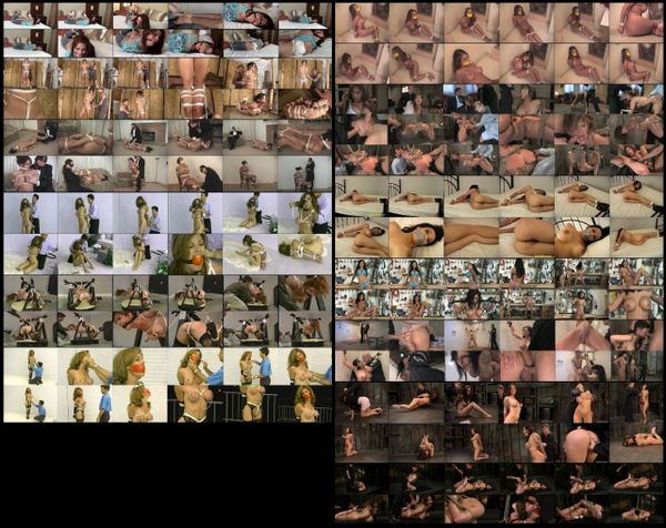 BDSM - brunette bondage 02 - 13 scenes - 2 hr 27 min - *used DVD in paper sleeve - NO ART - (Q=F-G)