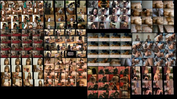 BDSM – Ebony 03 Black Butt Spank – 12 scenes - 2 hr 18 min - *used DVD in paper sleeve - NO ART - (Q=F)