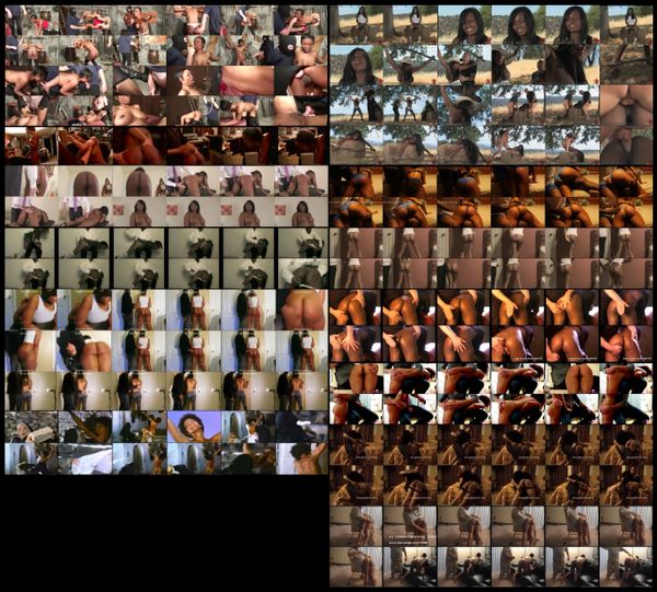 BDSM – Ebony 05 Black Butt Spank – 12 scenes - 1 hr 21 min - *used DVD in paper sleeve - NO ART - (Q=P-F-G)